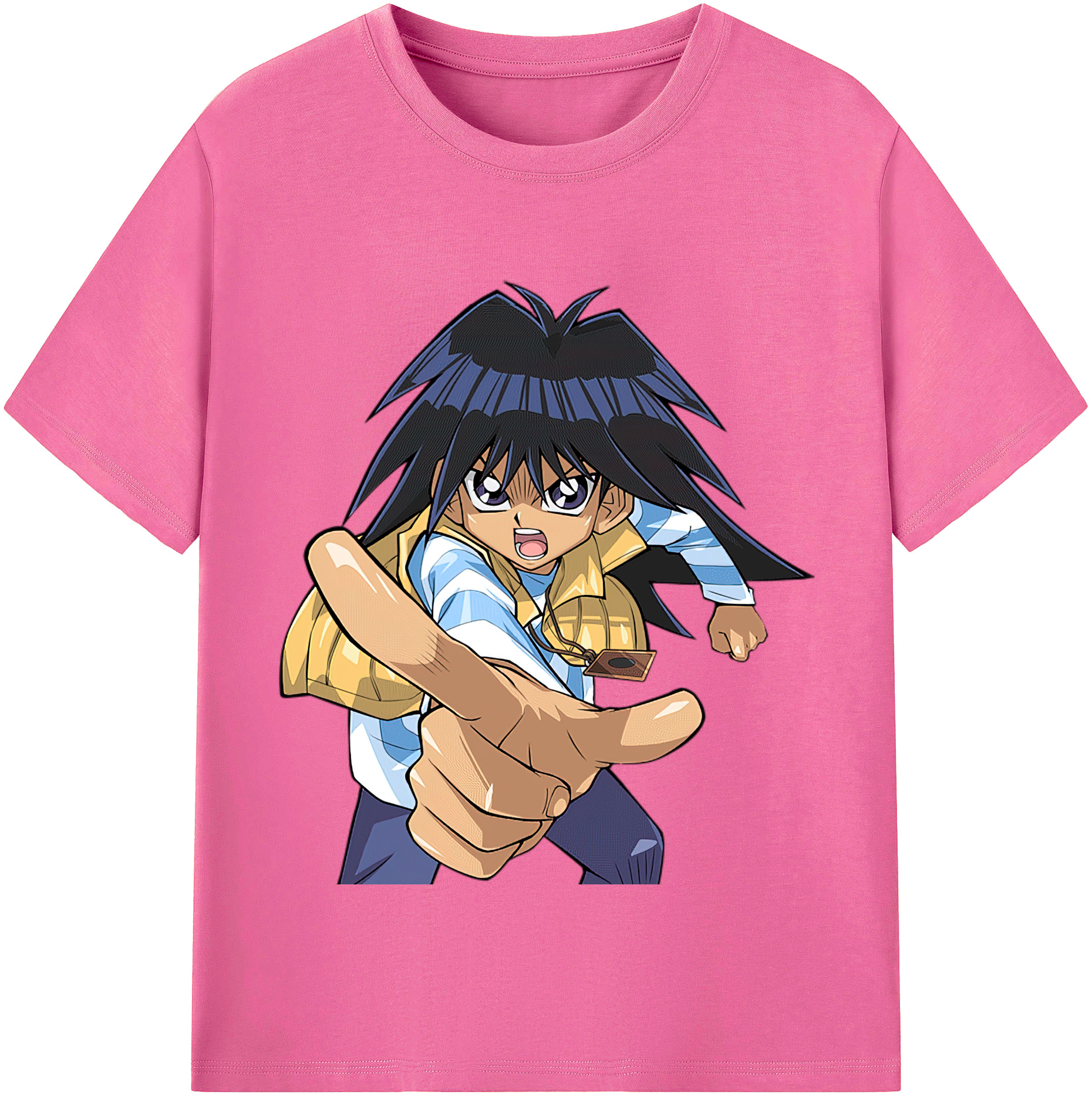 （画像用） 遊☆戯☆王 Yu-Gi-Oh! レディースカジュアルプリントTシャツ（綿100％）